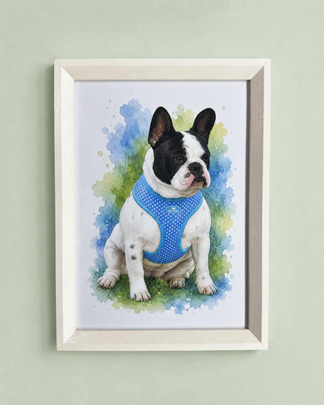 Cuadro Personalizado de Mascota - Acuarela