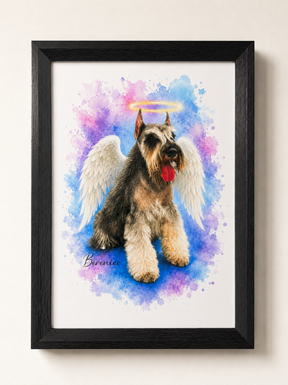 Cuadro Personalizado de Mascota - Acuarela