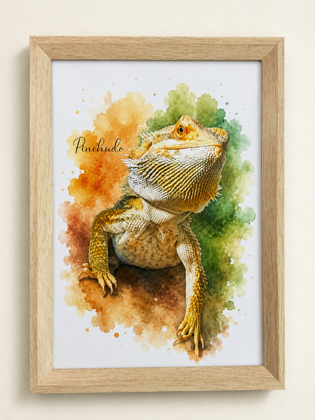 Cuadro Personalizado de Mascota - Acuarela