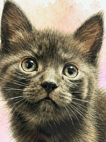 Cuadro Personalizado de Mascota - Acuarela