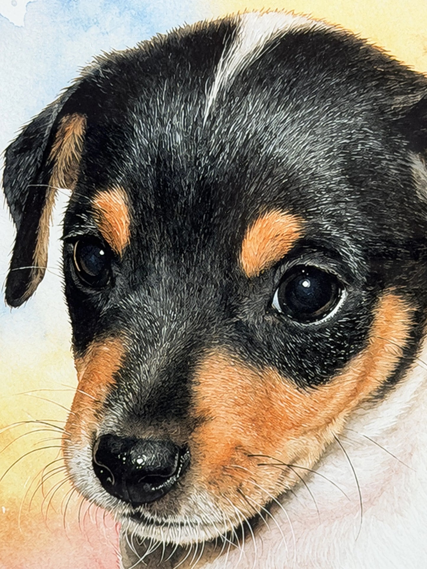 Cuadro Personalizado de Mascota - Acuarela